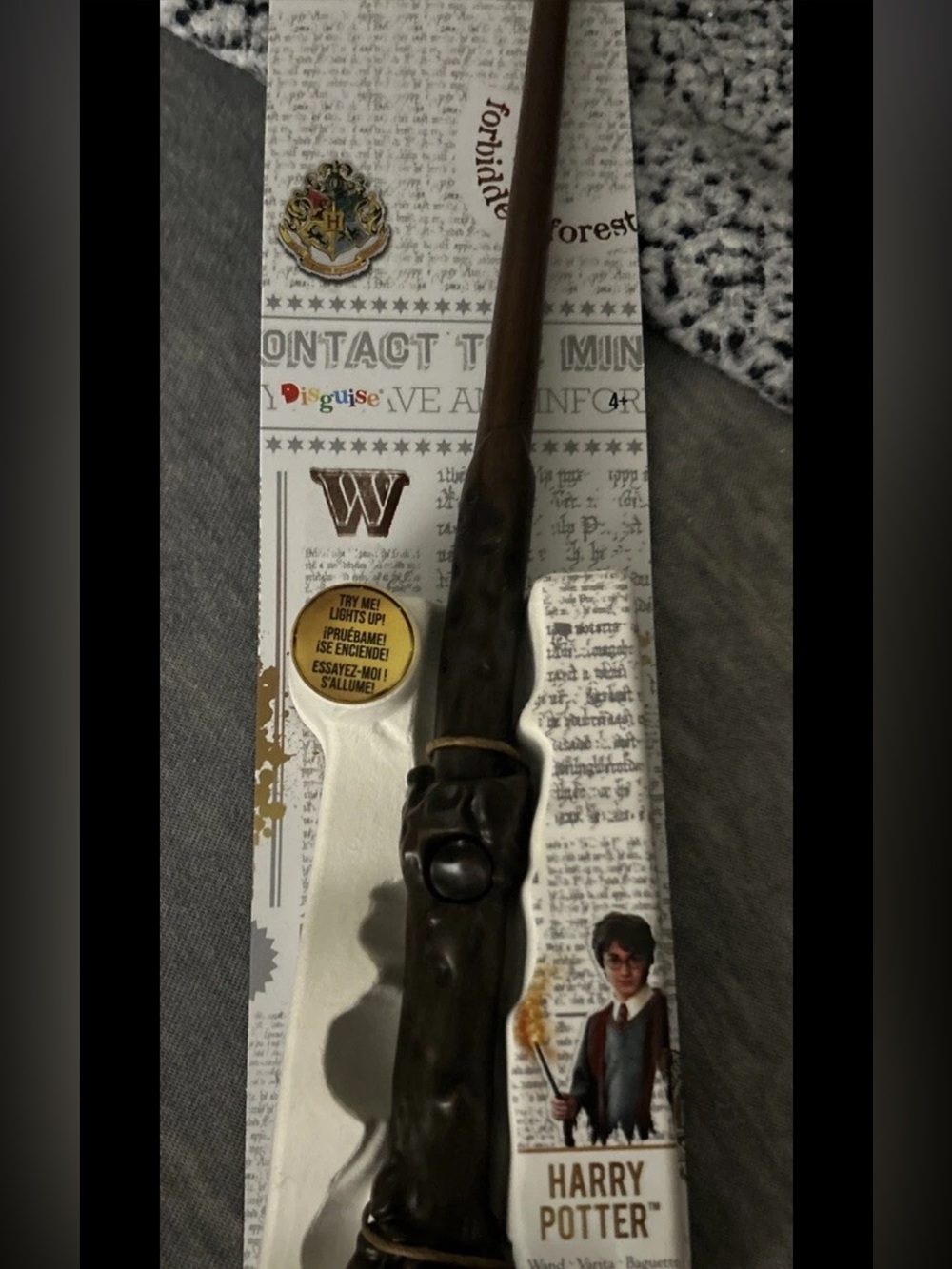 New Harry Potter Deluxe Light-Up Wand Toy/Costume Accessory Brand NEW in package
